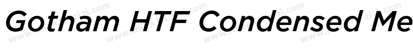 Gotham HTF Condensed Medium字体转换